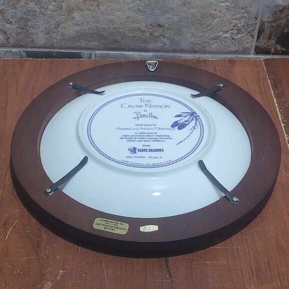 Vague Shadows The Crow Nation Decorative Collector Plate by Perillo Sixth Issue - Picture 14 of 15